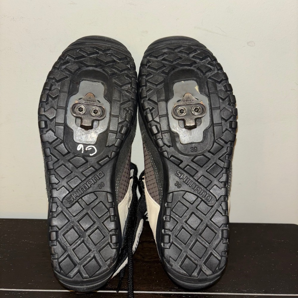 Shimano‎ SH-M037W SPD Cycling Shoes | Women's EU 39 US 6 | Gray Beige - Picture 5 of 14